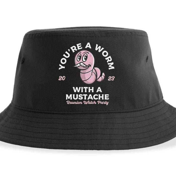 You're Worm With A Mustache James Tom Ariana Reality Sustainable Bucket Hat