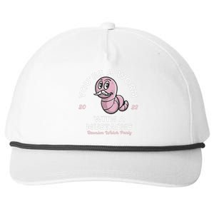 You're Worm With A Mustache James Tom Ariana Reality Snapback Five-Panel Rope Hat