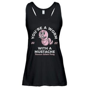 You're Worm With A Mustache James Tom Ariana Reality Ladies Essential Flowy Tank