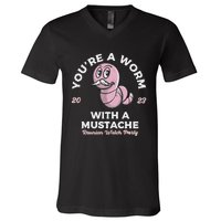 You're Worm With A Mustache James Tom Ariana Reality V-Neck T-Shirt