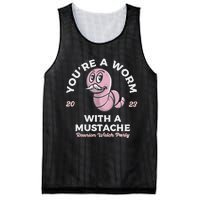 You're Worm With A Mustache James Tom Ariana Reality Mesh Reversible Basketball Jersey Tank