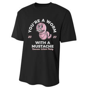 You're Worm With A Mustache James Tom Ariana Reality Performance Sprint T-Shirt