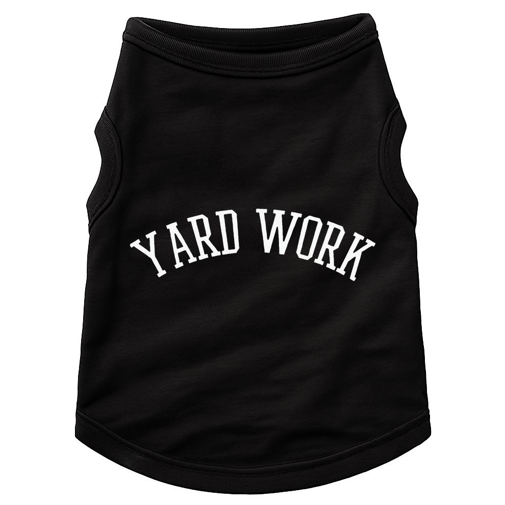 Yard Work Doggie Tank