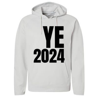 YE2024 Ye 2024 President Election Vote Performance Fleece Hoodie