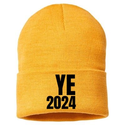 YE2024 Ye 2024 President Election Vote Sustainable Knit Beanie