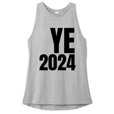 YE2024 Ye 2024 President Election Vote Ladies PosiCharge Tri-Blend Wicking Tank