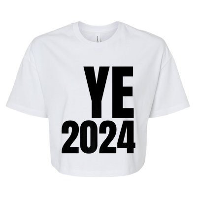 YE2024 Ye 2024 President Election Vote Bella+Canvas Jersey Crop Tee