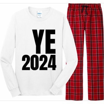 YE2024 Ye 2024 President Election Vote Long Sleeve Pajama Set