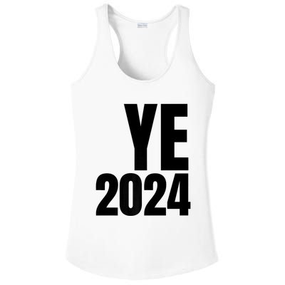 YE2024 Ye 2024 President Election Vote Ladies PosiCharge Competitor Racerback Tank