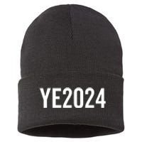 YE2024 Ye 2024 President Election Vote Funny Political Sustainable Knit Beanie