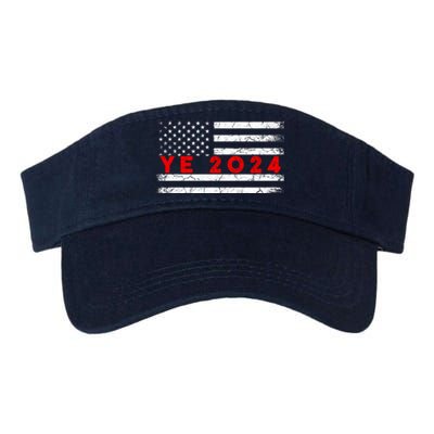 YE2024 Ye 2024 President Election Vote Vintage Valucap Bio-Washed Visor