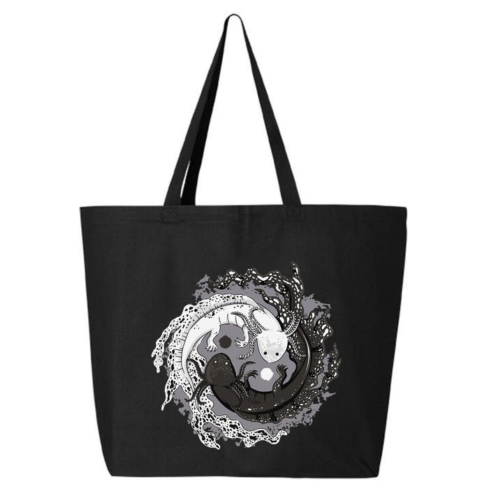 Yin Yang Axolotls Zen Axolotl Meditation Yoga 25L Jumbo Tote
