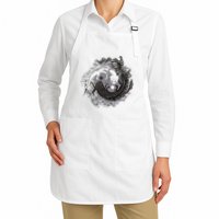 Yin Yang Axolotls Zen Axolotl Meditation Yoga Apron