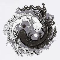 Yin Yang Axolotls Zen Axolotl Meditation Yoga Button