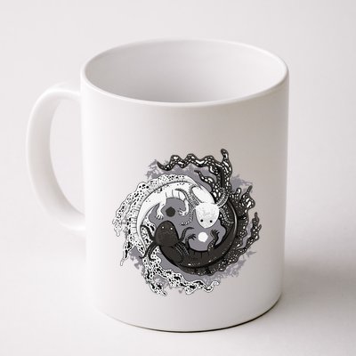 Yin Yang Axolotls Zen Axolotl Meditation Yoga Mug