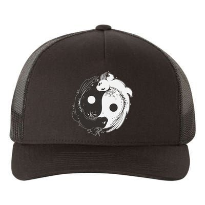 Yin Yang Axolotls  Zen Axolotl Meditation Yoga   Yupoong Adult 5-Panel Trucker Hat