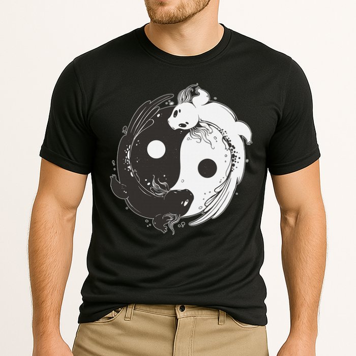 Yin Yang Axolotls  Zen Axolotl Meditation Yoga   Cooling Performance Crew T-Shirt