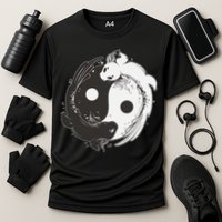 Yin Yang Axolotls  Zen Axolotl Meditation Yoga   Cooling Performance Crew T-Shirt