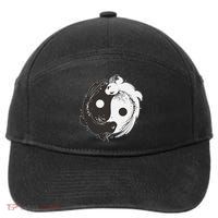 Yin Yang Axolotls  Zen Axolotl Meditation Yoga   7-Panel Snapback Hat