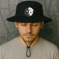 Yin Yang Axolotls  Zen Axolotl Meditation Yoga   Bucket Hat