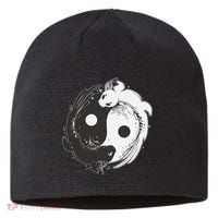Yin Yang Axolotls  Zen Axolotl Meditation Yoga   Sustainable Beanie