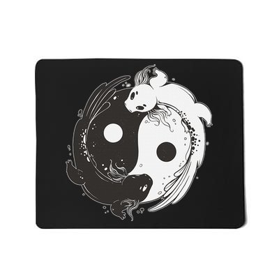 Yin Yang Axolotls  Zen Axolotl Meditation Yoga   Mousepad