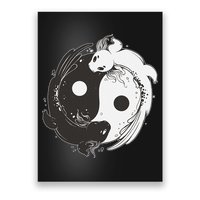 Yin Yang Axolotls  Zen Axolotl Meditation Yoga   Poster