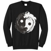 Yin Yang Axolotls  Zen Axolotl Meditation Yoga   Tall Sweatshirt