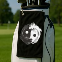 Yin Yang Axolotls  Zen Axolotl Meditation Yoga   Golf Towel