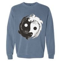 Yin Yang Axolotls  Zen Axolotl Meditation Yoga   Garment-Dyed Sweatshirt