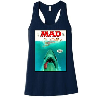 Yep Yep Another Vintage Mad Magazine Cover Art!!! Women's Racerback Tank