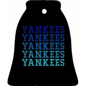 Y.Ankees Ceramic Bell Ornament