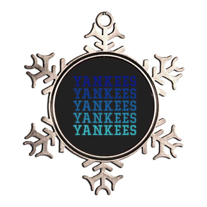 Y.Ankees Metallic Star Ornament