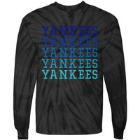 Y.Ankees Tie-Dye Long Sleeve Shirt