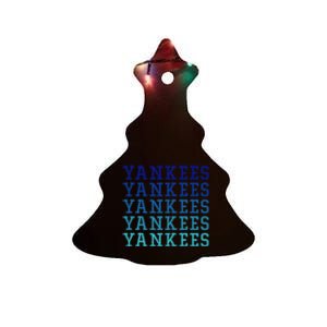 Y.Ankees Ceramic Tree Ornament