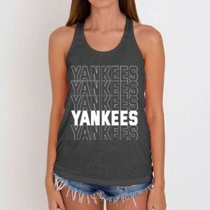 Y.A.N.K.E.E.S Women's Knotted Racerback Tank