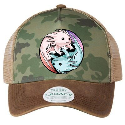 Ying Yang Axolotls Legacy Tie Dye Trucker Hat