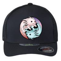 Ying Yang Axolotls Flexfit Unipanel Trucker Cap