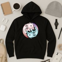 Ying Yang Axolotls Hoodie