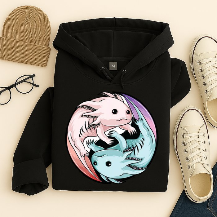Ying Yang Axolotls Hoodie