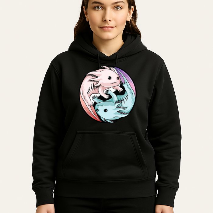 Ying Yang Axolotls Hoodie