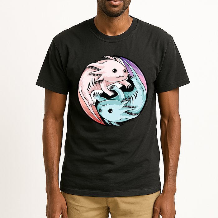 Ying Yang Axolotls Tall T-Shirt
