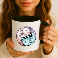 Ying Yang Axolotls Mug
