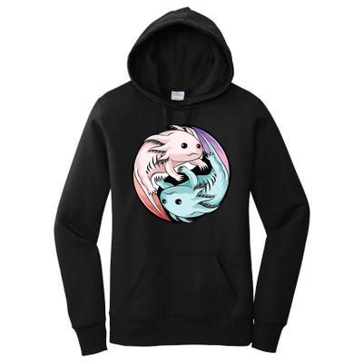 Ying Yang Axolotls Women's Pullover Hoodie