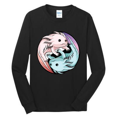 Ying Yang Axolotls Tall Long Sleeve T-Shirt