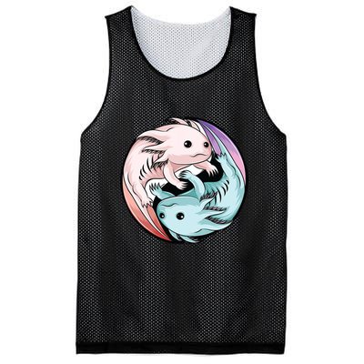 Ying Yang Axolotls Mesh Reversible Basketball Jersey Tank