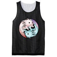 Ying Yang Axolotls Mesh Reversible Basketball Jersey Tank