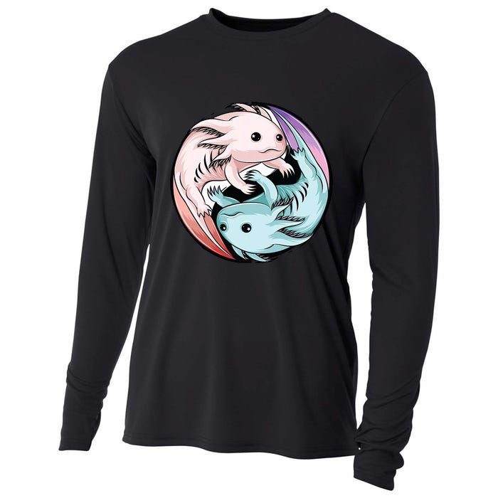Ying Yang Axolotls Cooling Performance Long Sleeve Crew