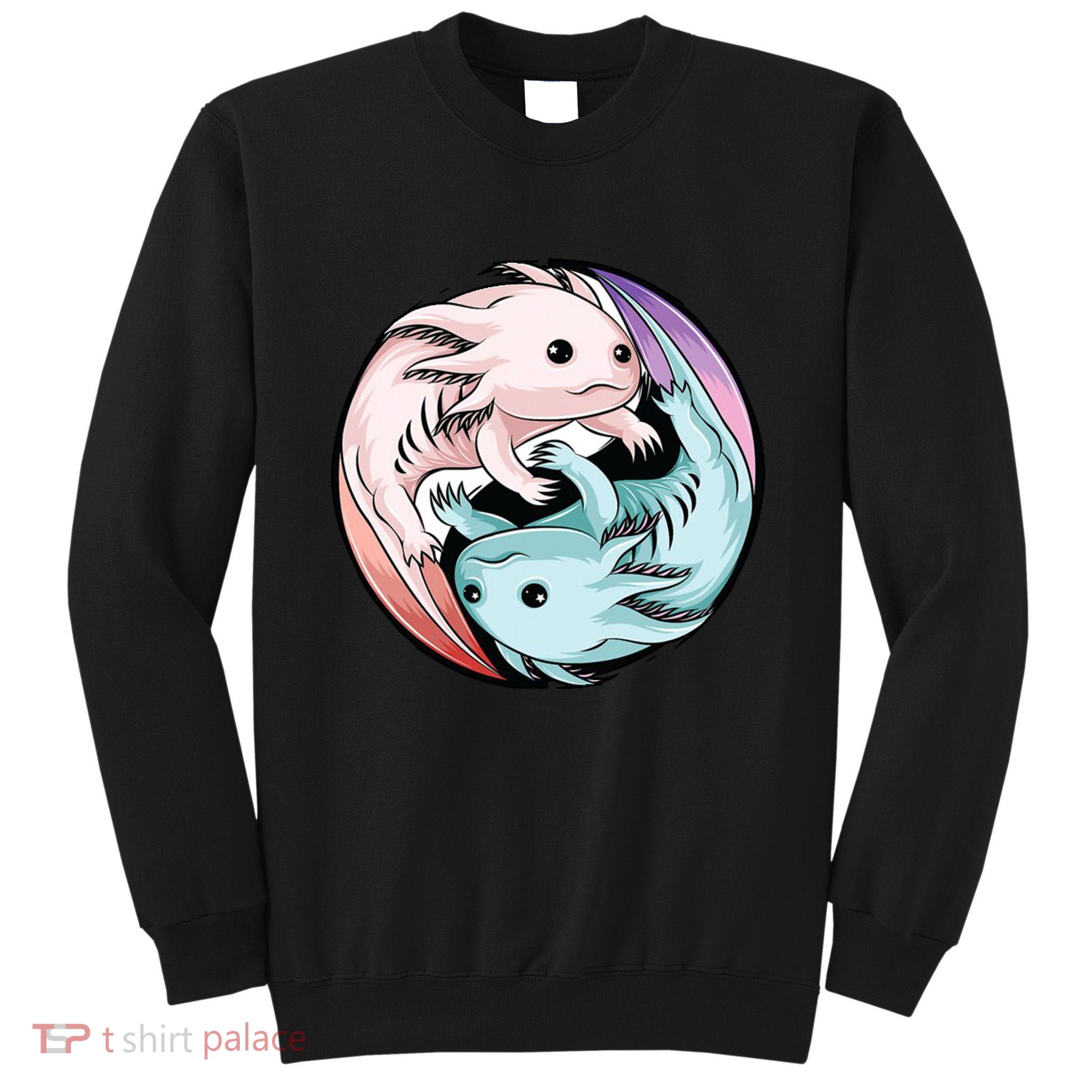 Ying Yang Axolotls Tall Sweatshirt