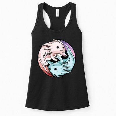 Ying Yang Axolotls Womens Tank Top